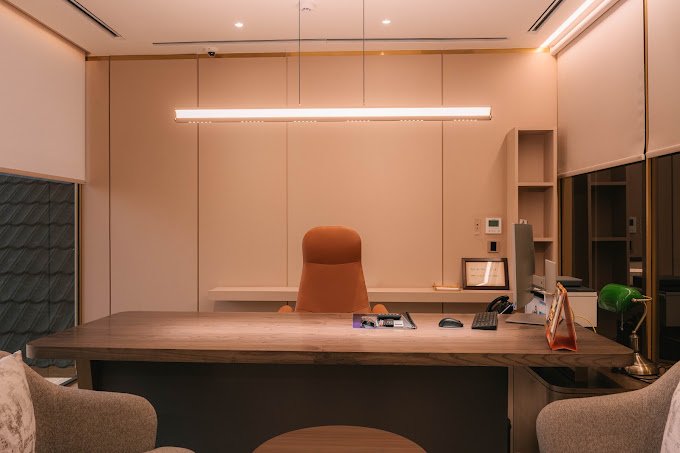 Meeting room at the Dhunna Infra office in Ludhiana